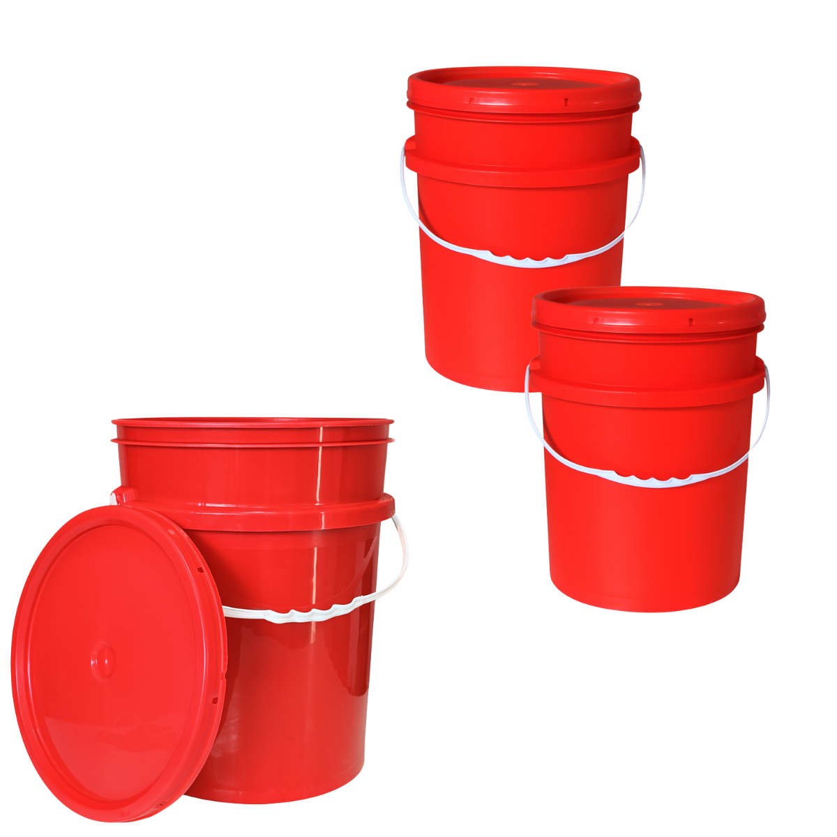 BALDE PLASTICO 20L X3