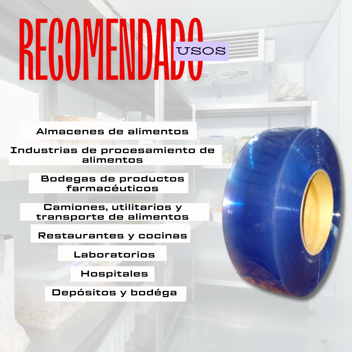 Cinta Cortina Pvc Cristal 100mm x 2mm