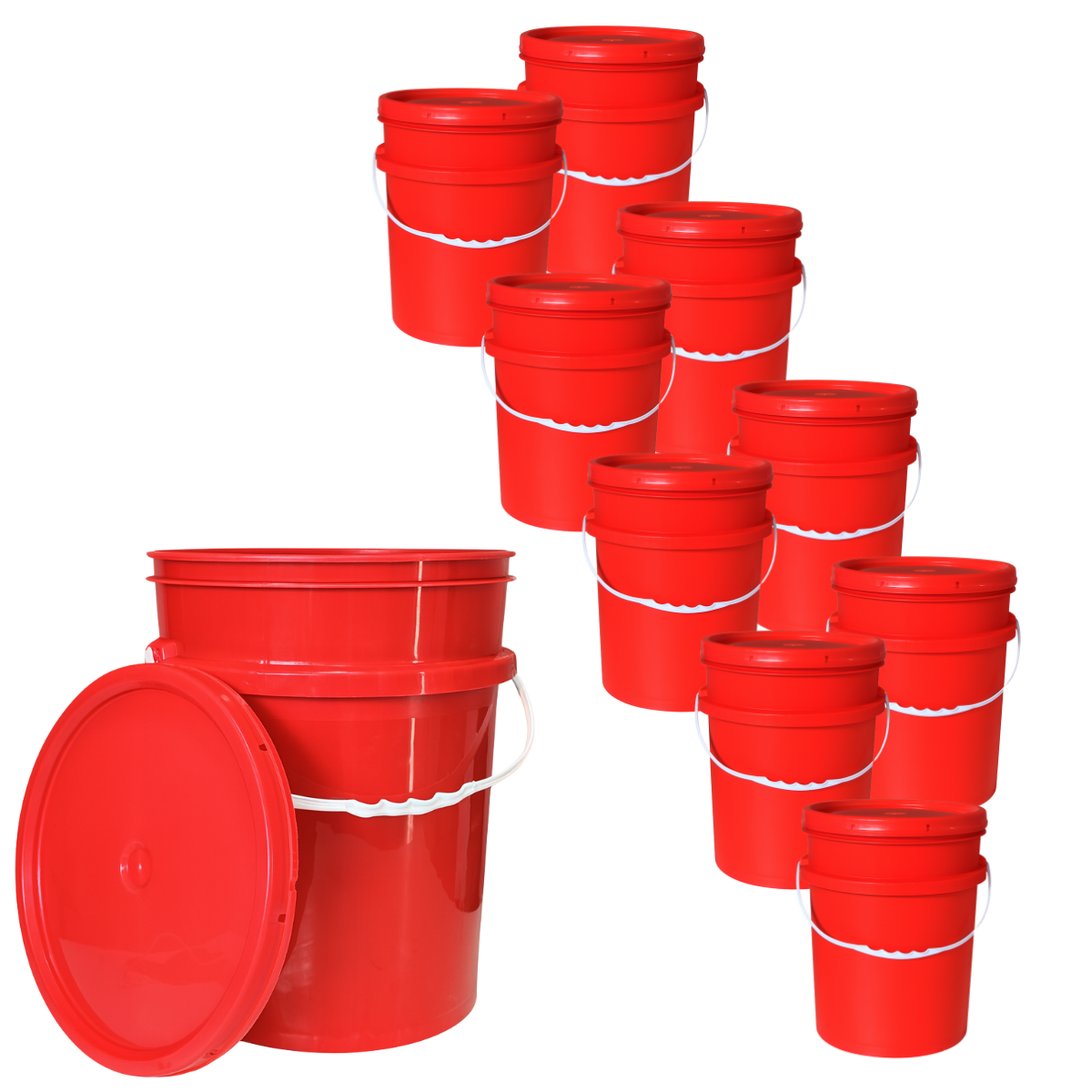 BALDE PLASTICO 20L X10