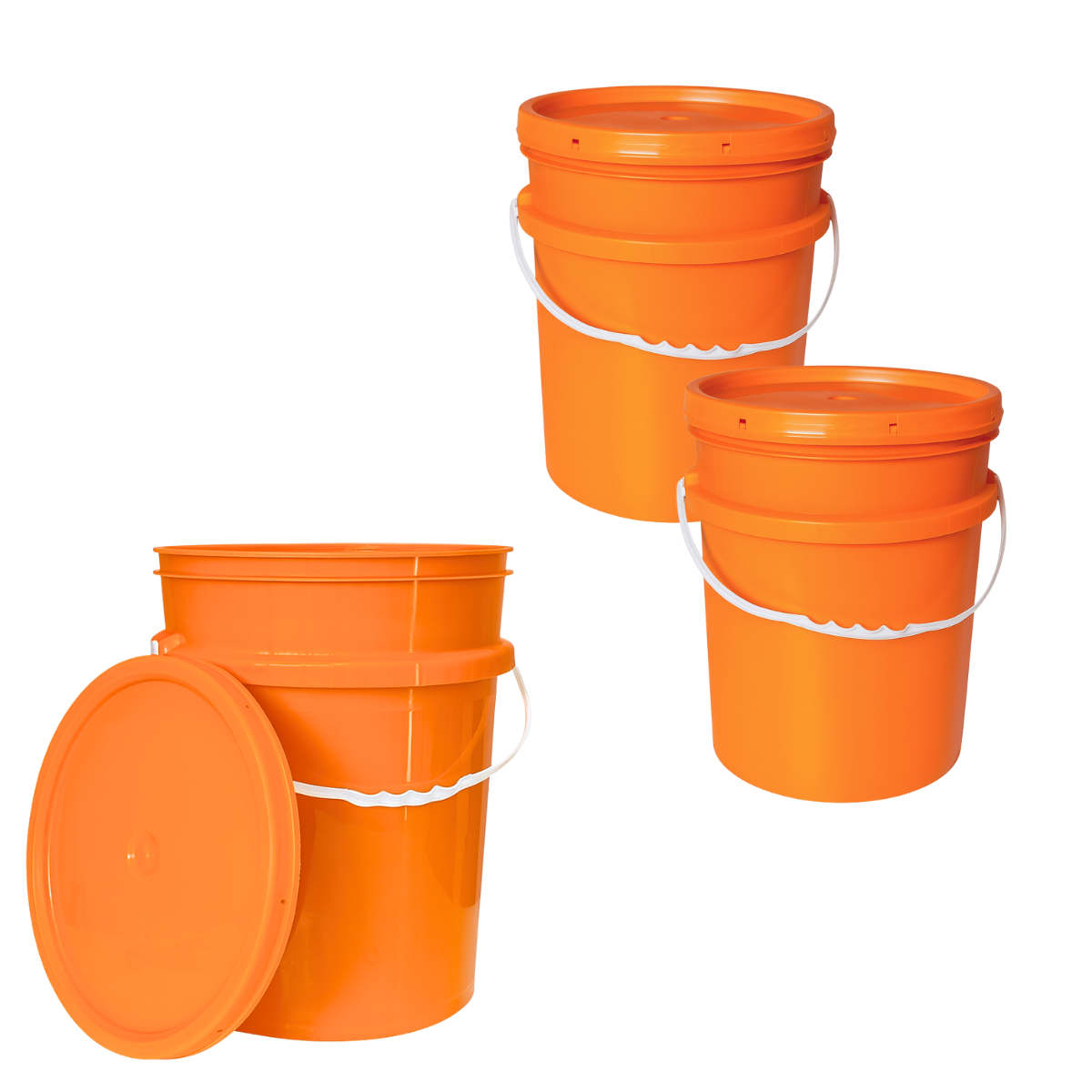 BALDE PLASTICO 20L X3