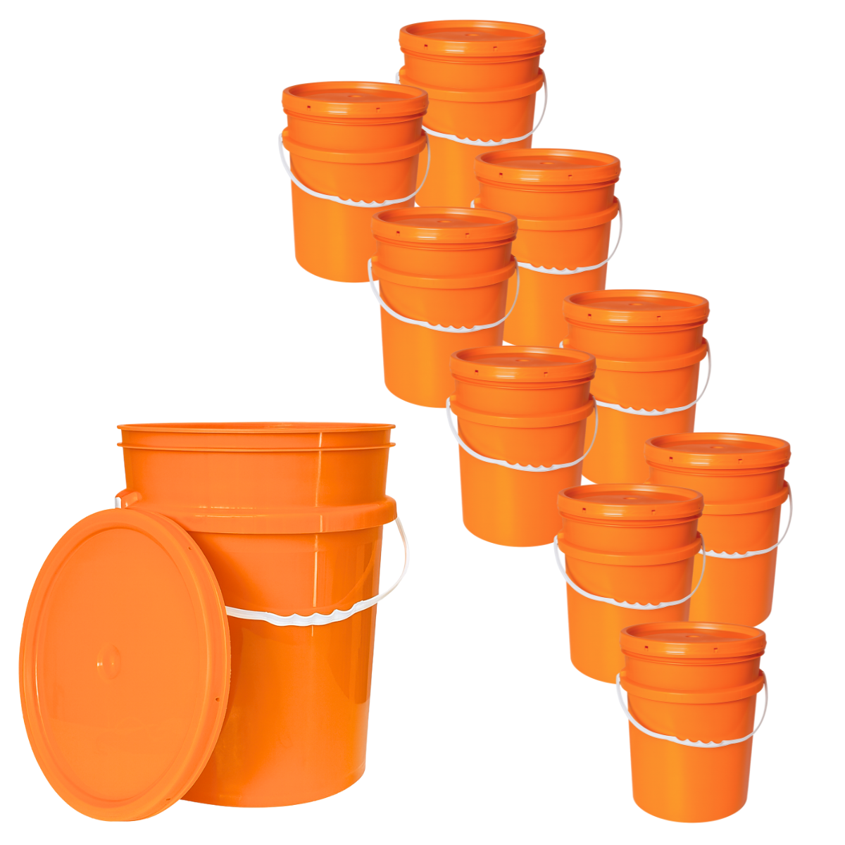 BALDE PLASTICO 20L X10