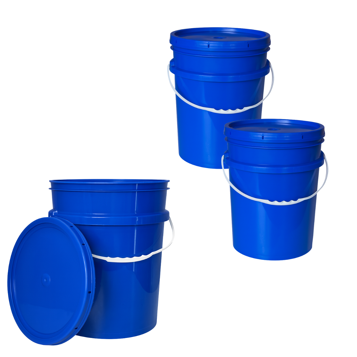 BALDE PLASTICO 20L X3