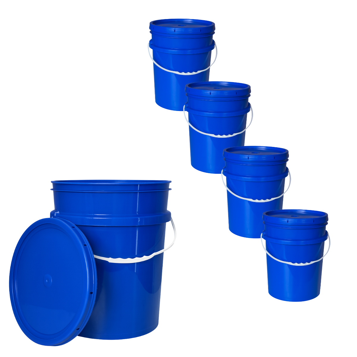 BALDE PLASTICO 20L X5