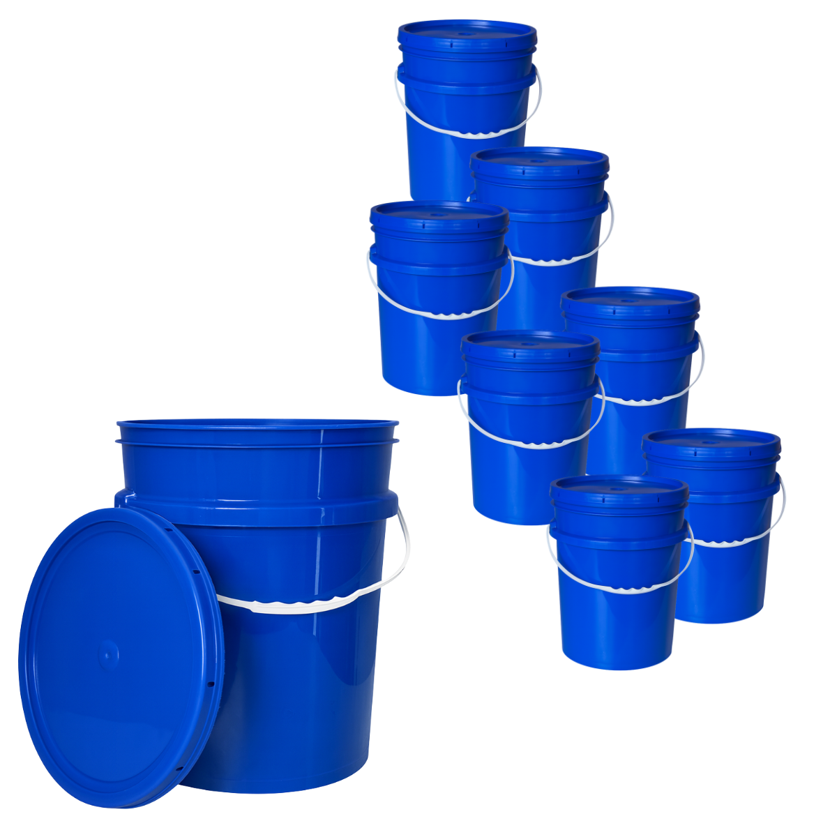 BALDE PLASTICO 20L X8