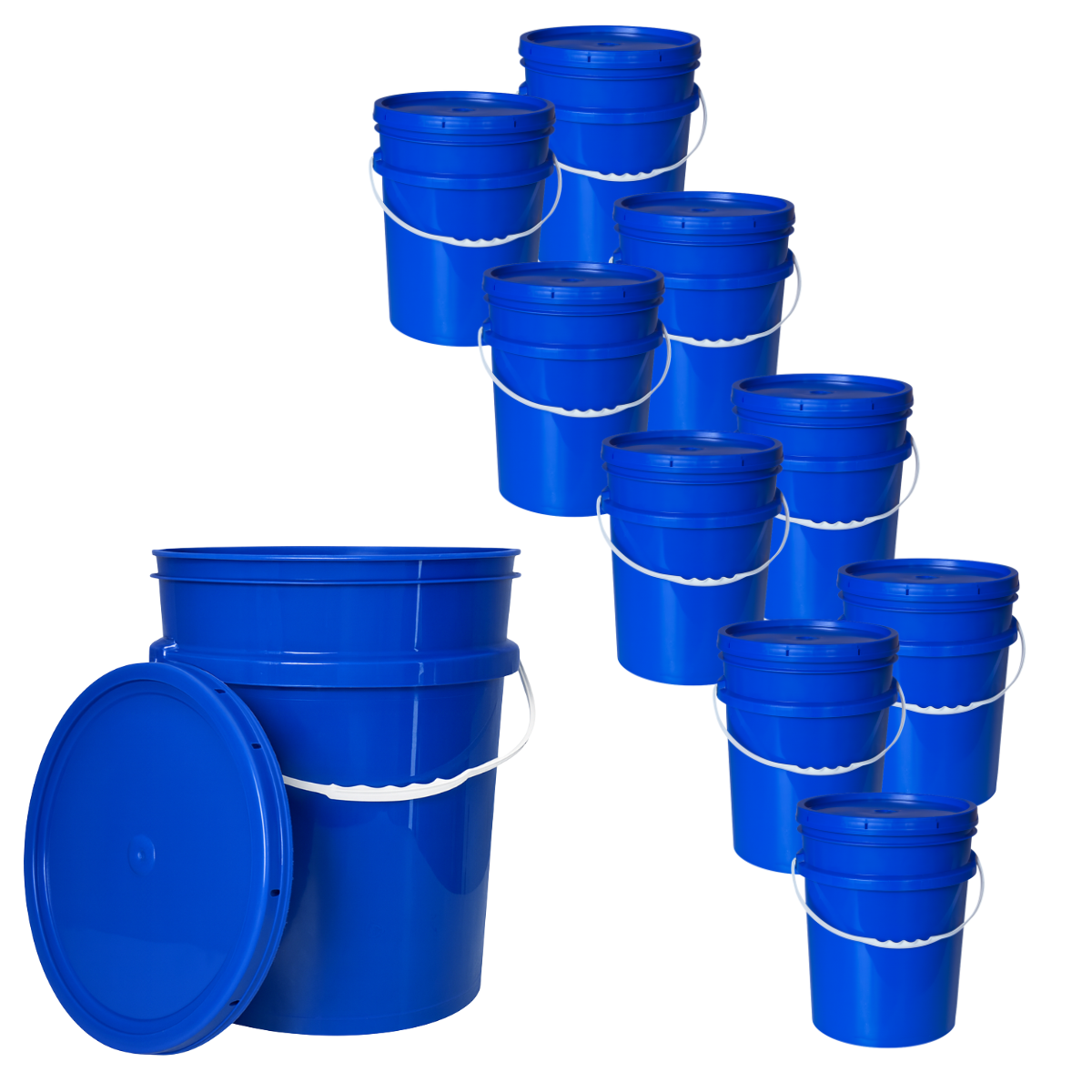 BALDE PLASTICO 20L X10