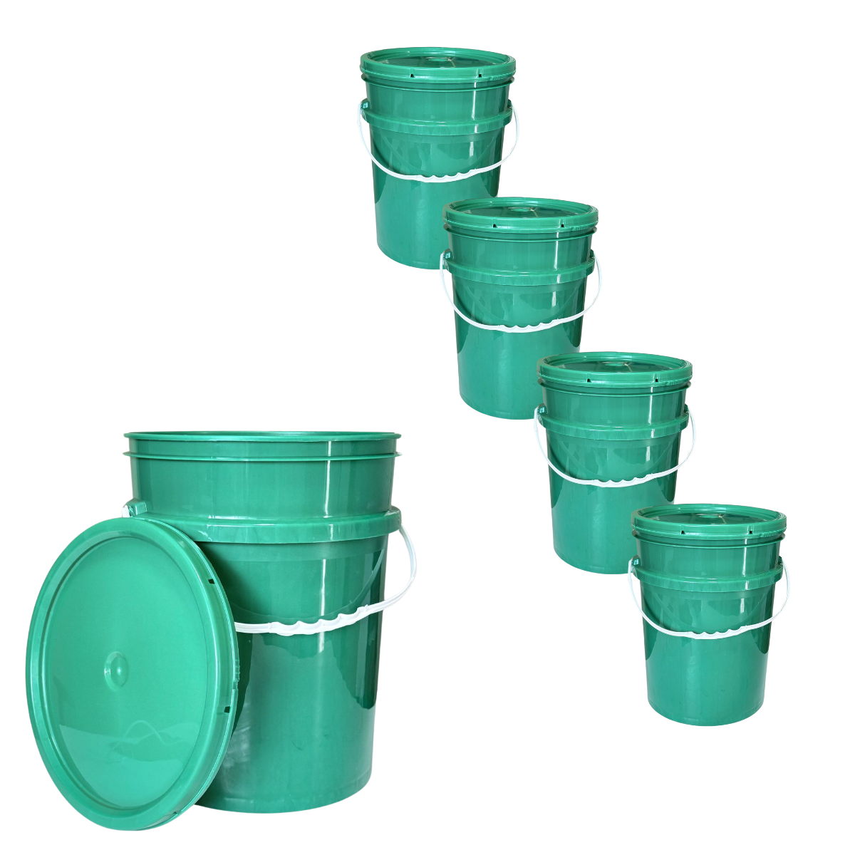 BALDE PLASTICO 20L X5