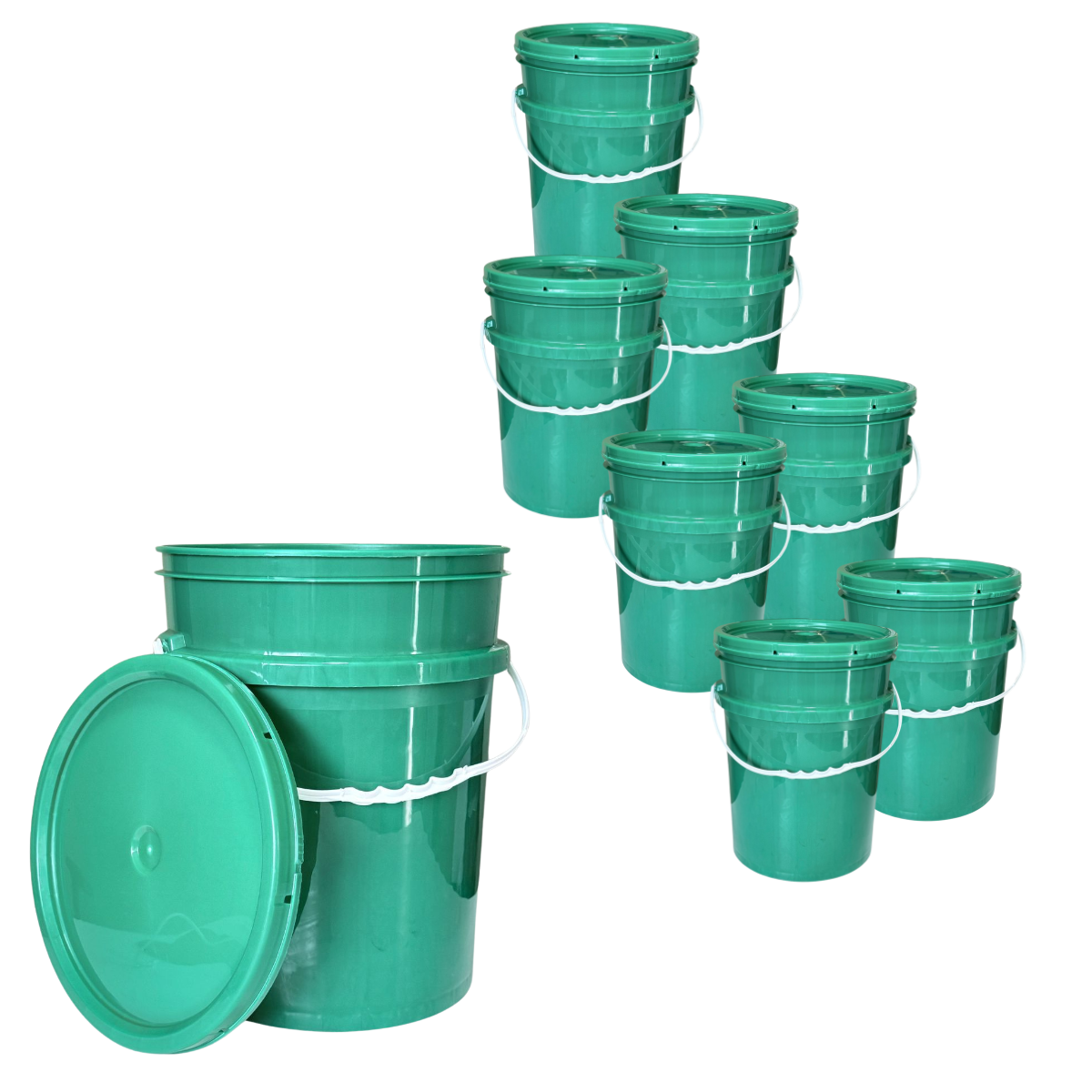 BALDE PLASTICO 20L X8
