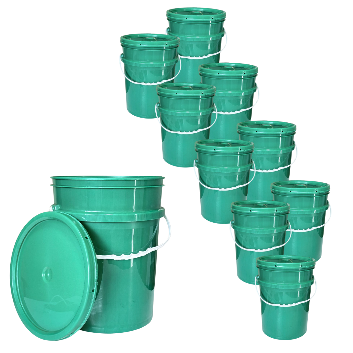 BALDE PLASTICO 20L X10