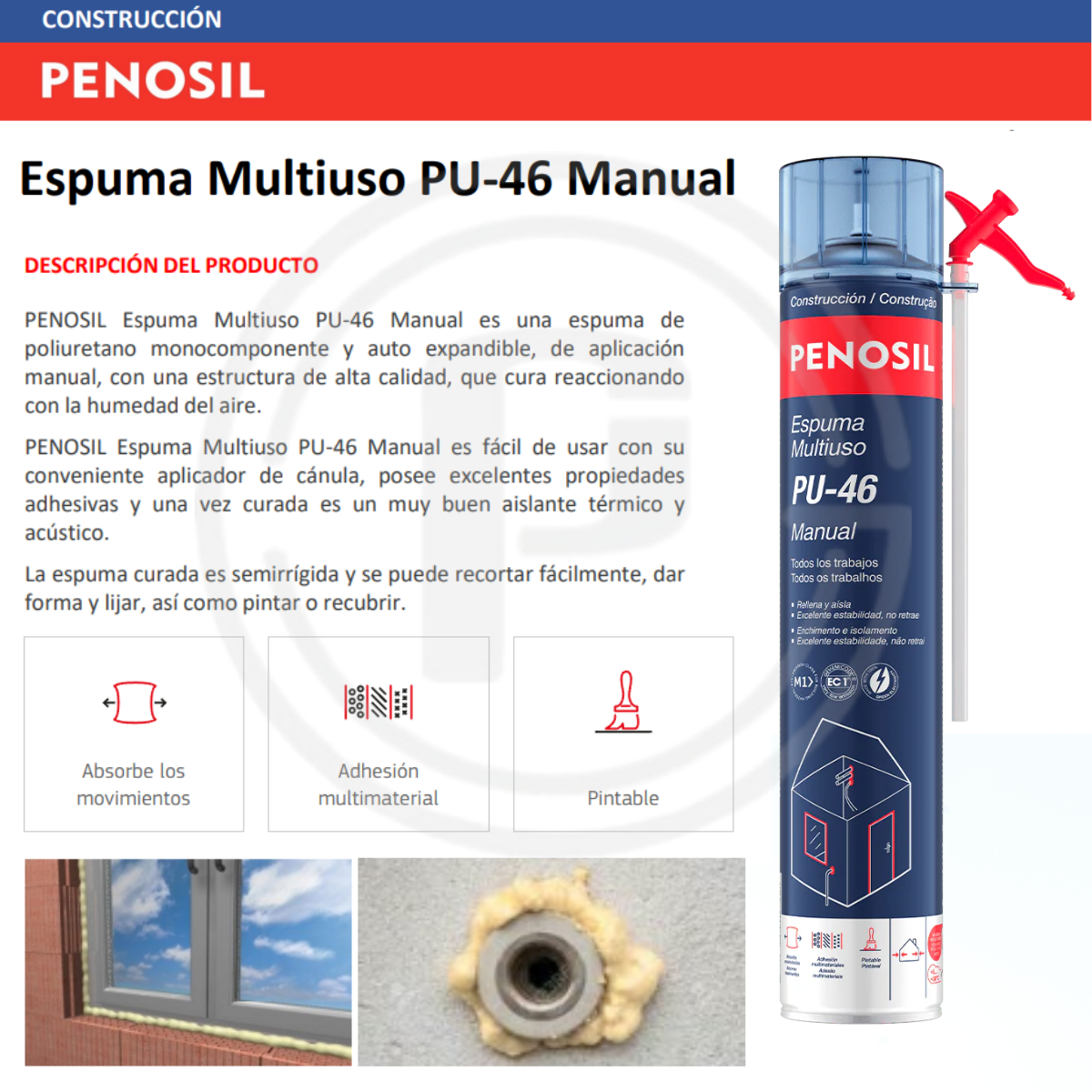 Kit Espuma Multiuso Pu-46