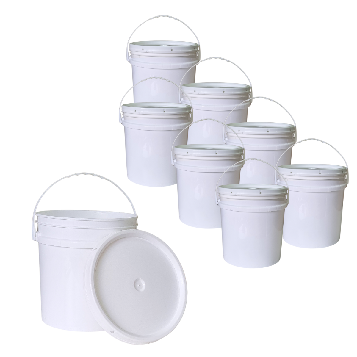 BALDE PLASTICO 10L X8