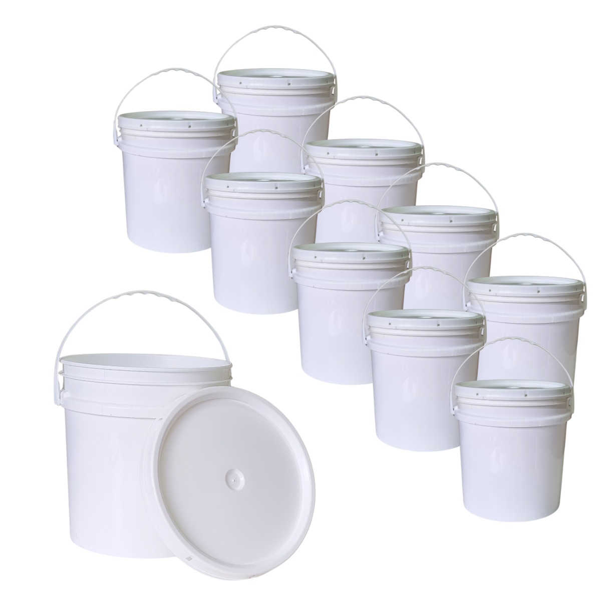 BALDE PLASTICO 10L X10