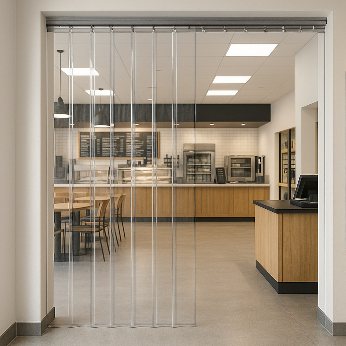 Cinta Cortina Pvc Cristal 200 x 2mm x 50m