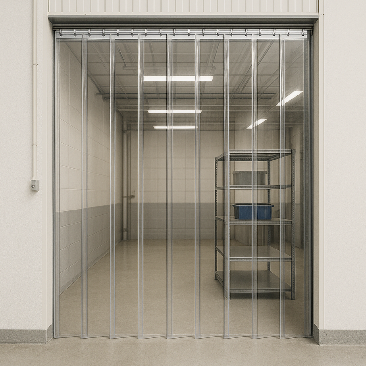 Cinta Cortina Pvc Cristal 200 x 2mm x 50m