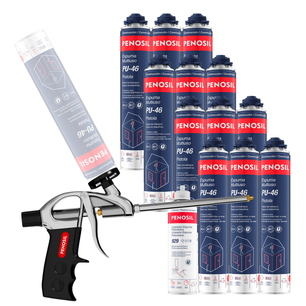 Kit Espuma Multiuso Pu-46 Pistola