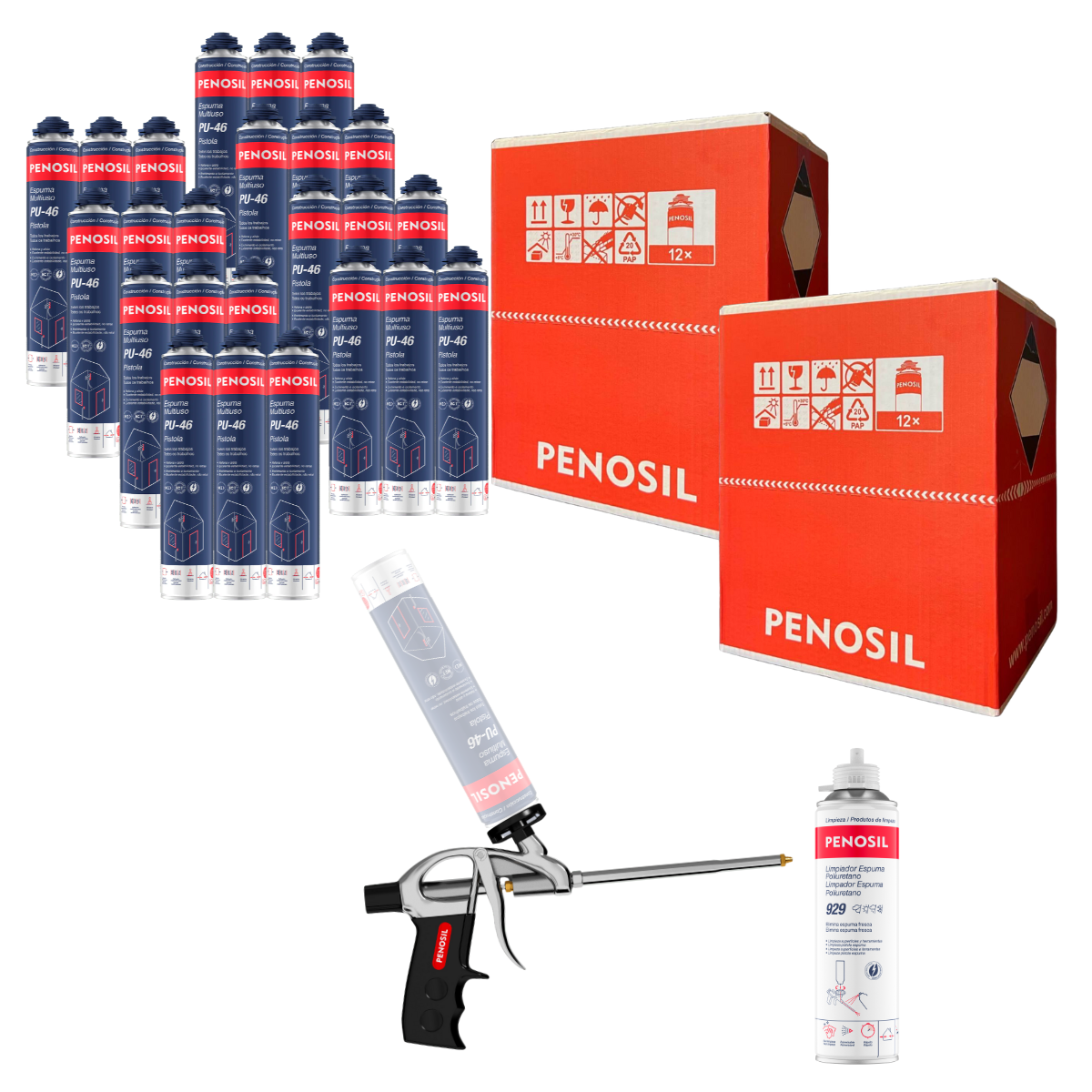 Kit Espuma Multiuso Pu-46 Pistola