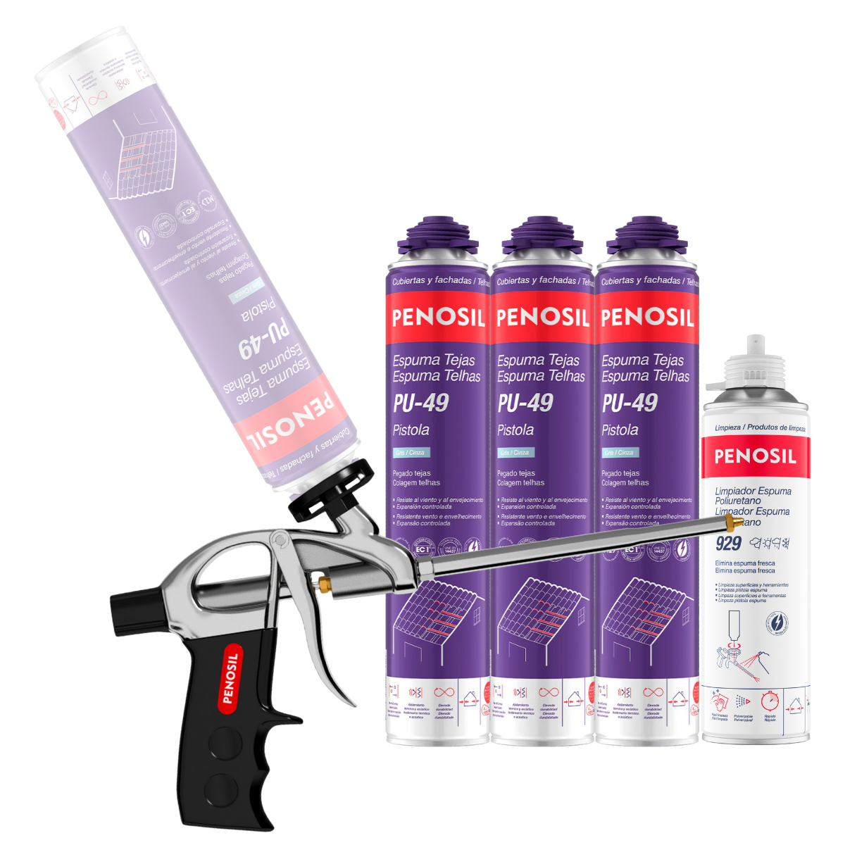 Kit Espuma P/ Tejas Pu-49 Pistola