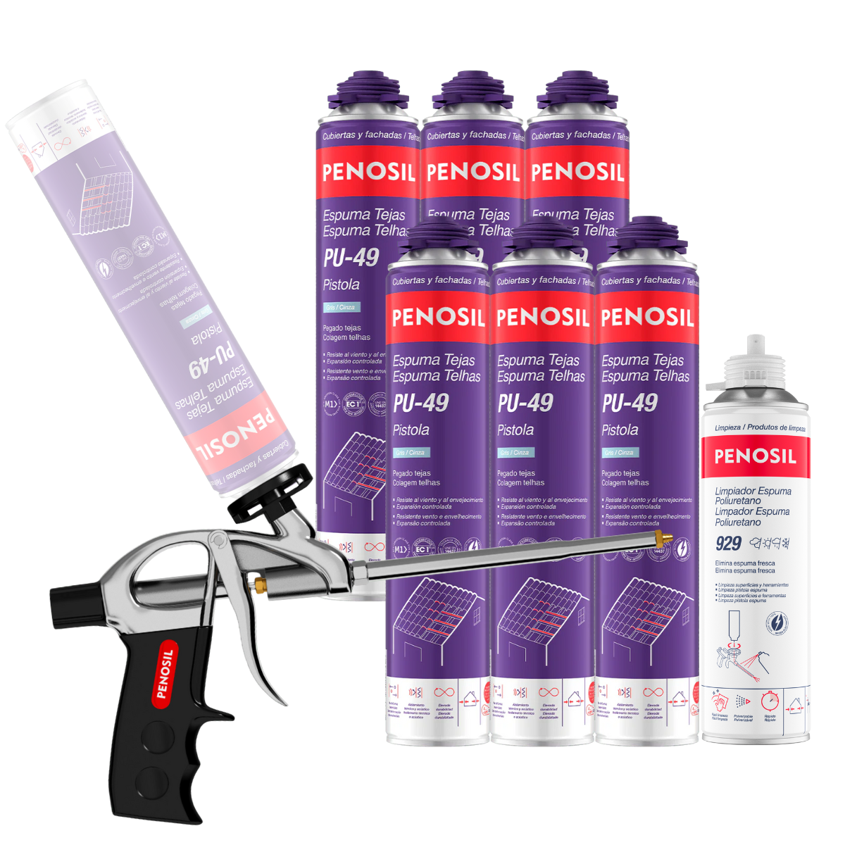 Kit Espuma P/ Tejas Pu-49 Pistola